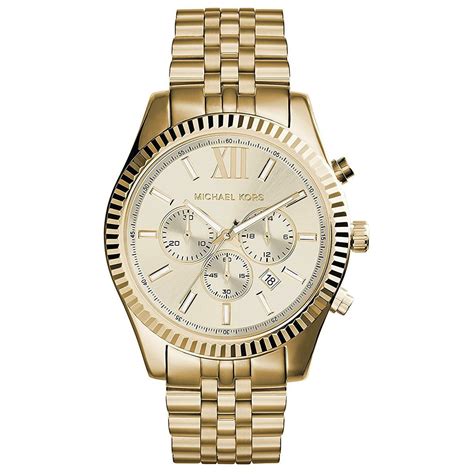 michael kors mk8281 men's lexington gold watch|michael kors chronograph.